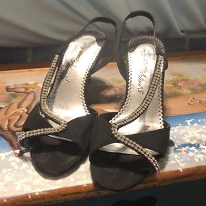 Cute Black Slingbacks